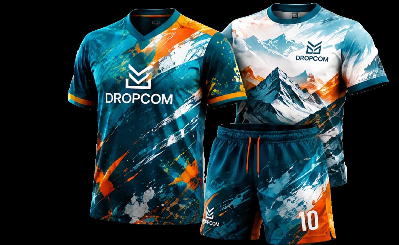 Maillots et tenues d'équipe sublimés Dropcom, fabriqués en Lorraine
