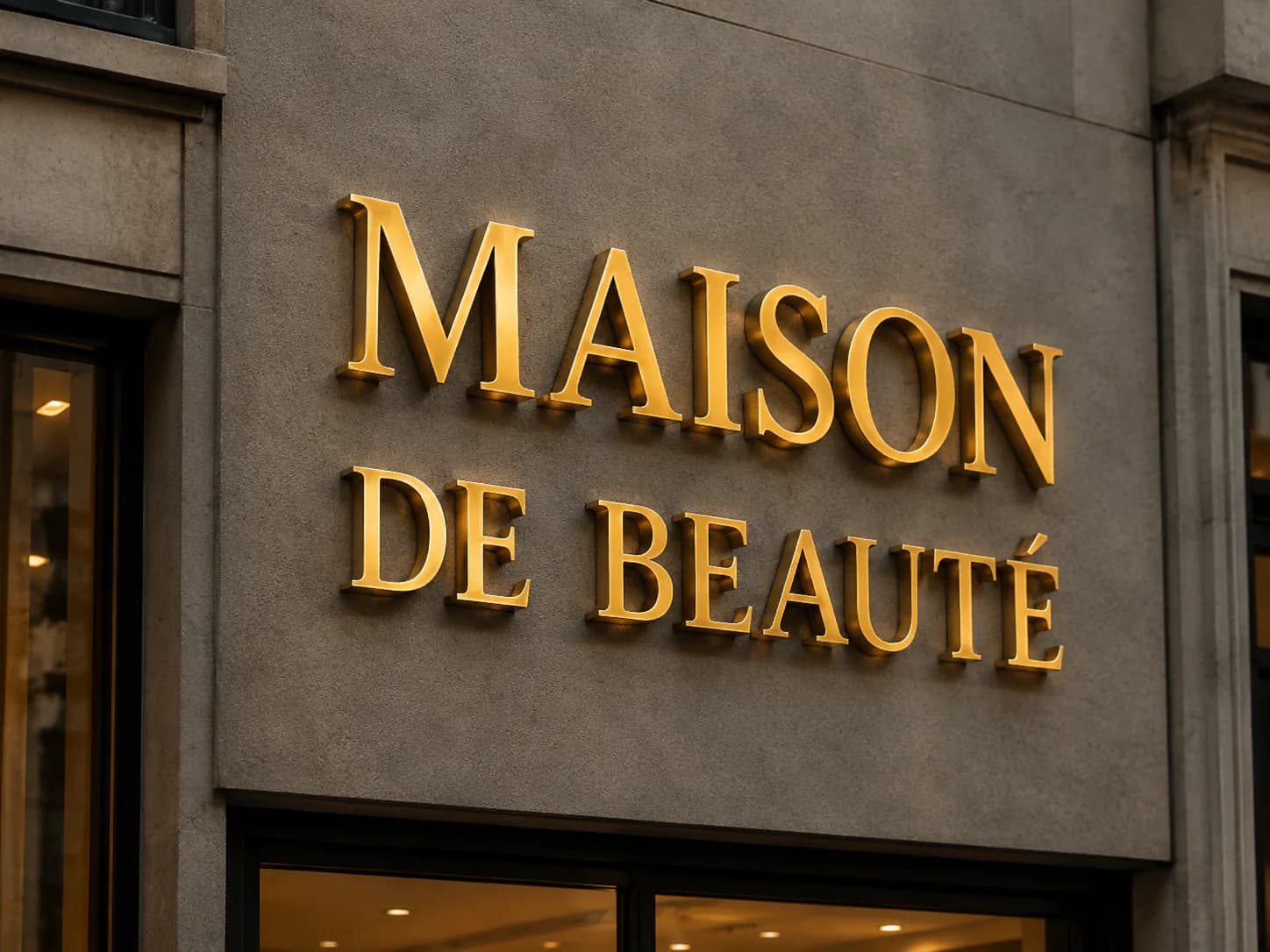 Lettres découpées