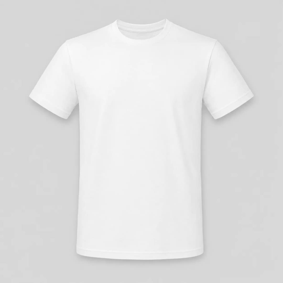 T-shirt B&C #E190, Blanc face